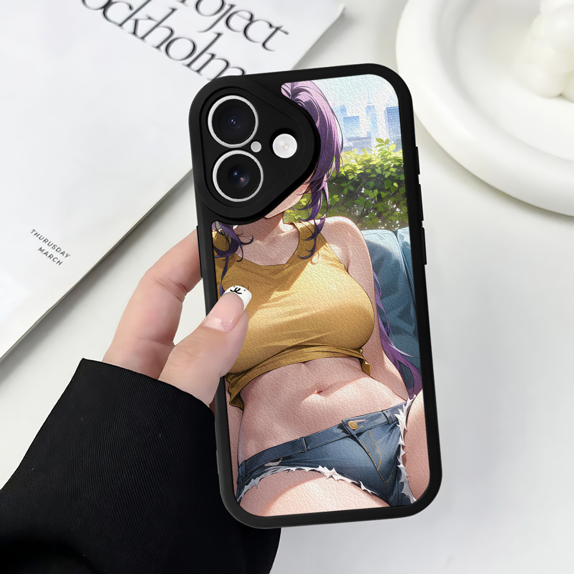 EVA 新世紀エヴァンゲリオン 【iPhone 16シリーズ対応】シリコンスマホケース（レザー調） 材質：シリコン